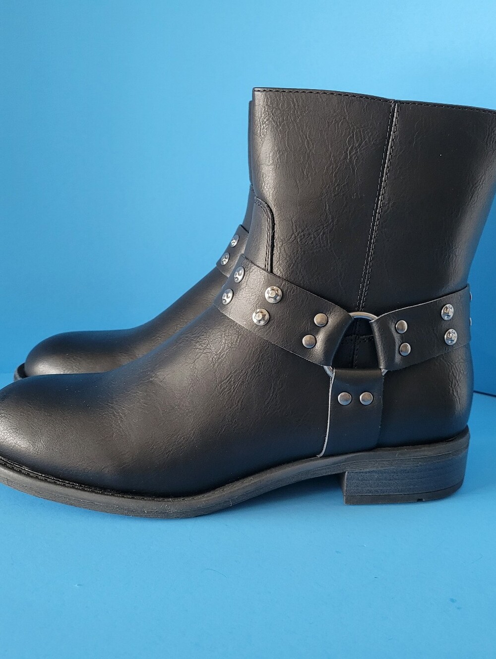 Frye & Co Heel Booties Boots Conley Woman's 9.5 M Black Side Zipper NWT New NIB - Picture 5 of 12